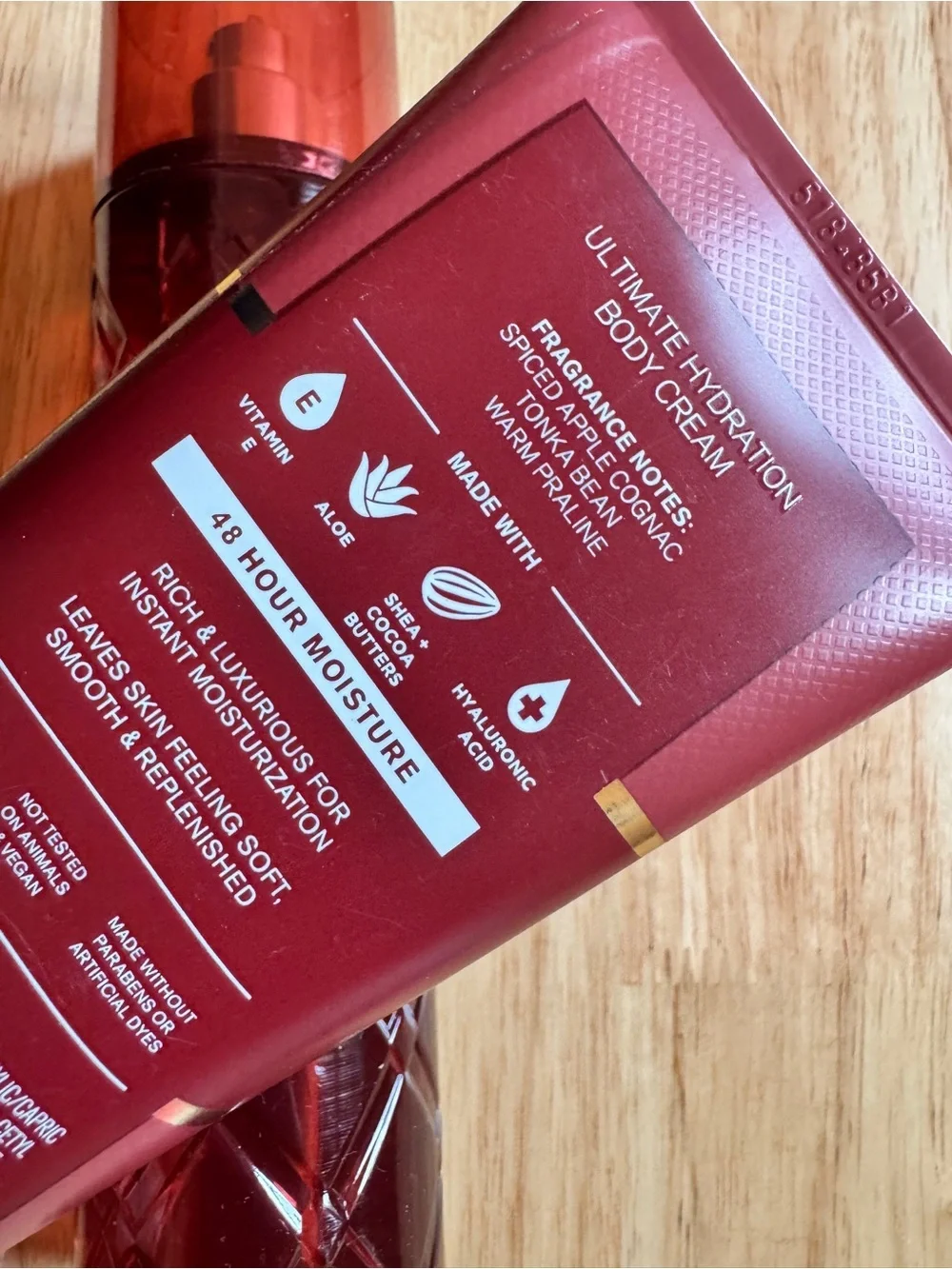 Bath & Body Works Inner Angel Fine Fragrance Mist - Deep Red Bottle